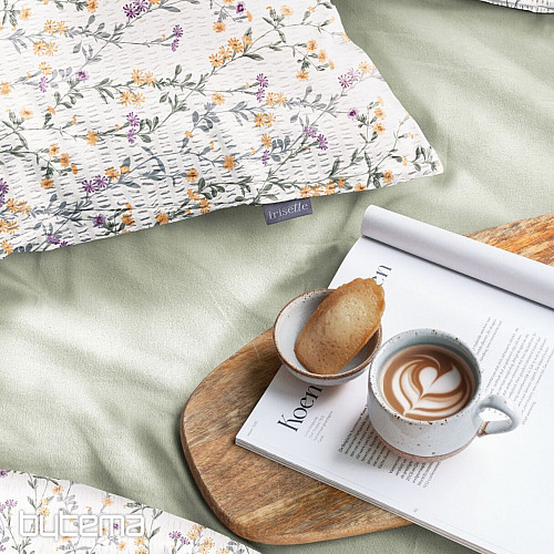 IRISETTE luxus puha krepp EASY 8665-40 Sárga virágok