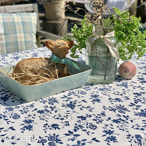 Terítő Kék Romantika