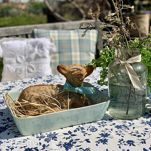 Terítő Kék Romantika