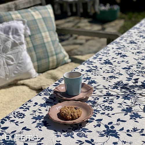 Terítő Kék Romantika