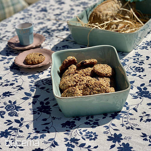 Terítő Kék Romantika