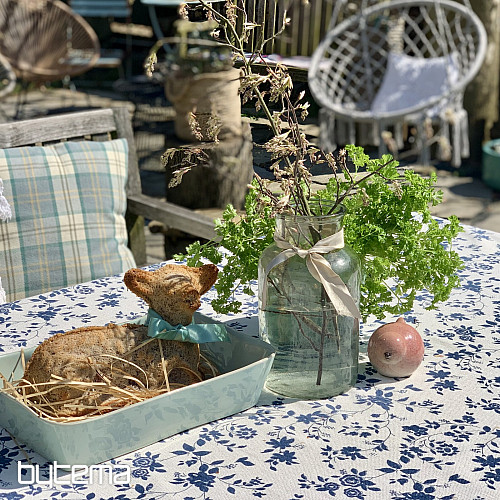 Terítő Kék Romantika