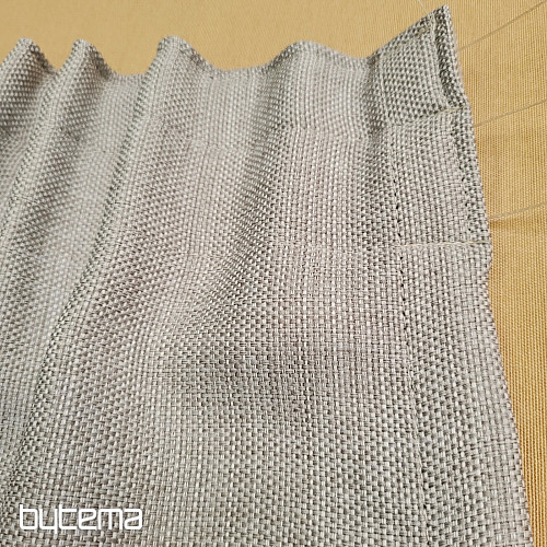 Készre varrt dekoratív függöny GERSTER DIM OUT 77005/840 SZÜRKE BÉZS