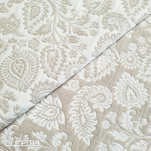 COSTA FLOR BEIGE dekoratív anyag
