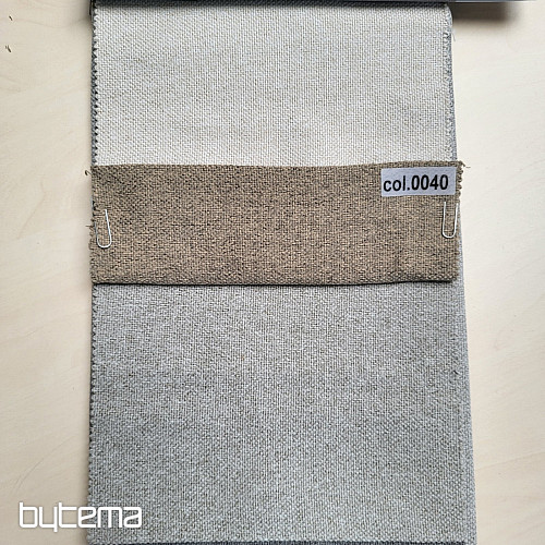 Egyszínű designer dekorációs anyag DIM OUT GERSTER 77045/0040 SÖTÉT BÉZS