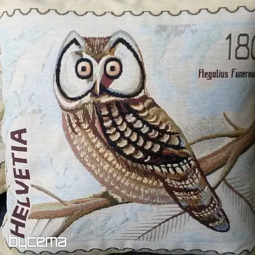 Dekoratív párnahuzat POST STAMP PILLANGÓ