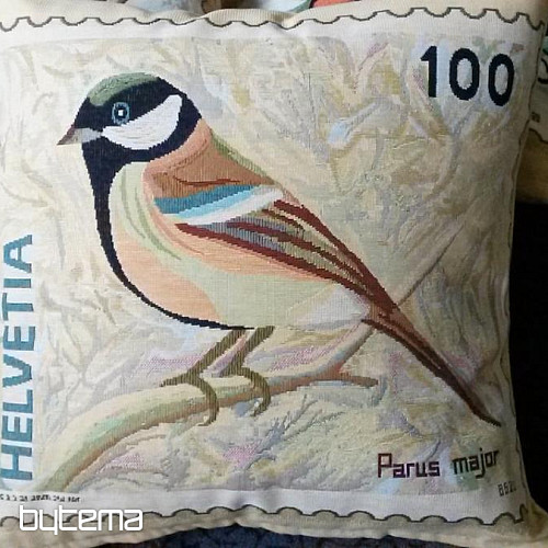 Dekoratív párnahuzat POST STAMP PILLANGÓ