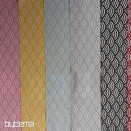 Dekoratív szövet SUSHIS piros