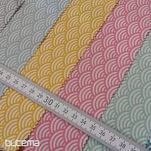 Dekoratív szövet SUSHIS piros