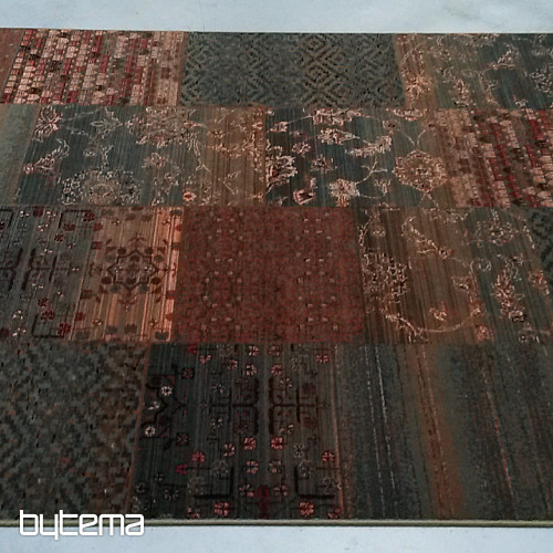 Luxus gyapjúszőnyegek ROYAL PATCHWORK zöld
