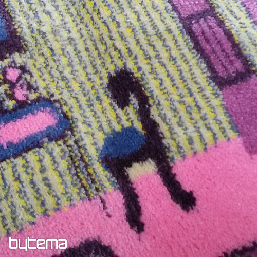 Gyerek szőnyeg KIDS ZÁMEK rózsaszín