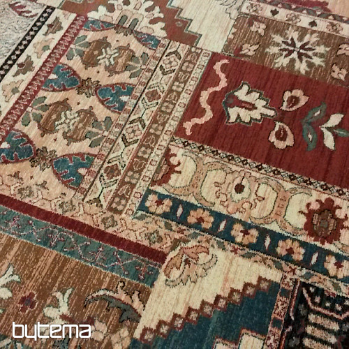 Luxus gyapjúszőnyegek ROYAL PATCHWORK multi krém