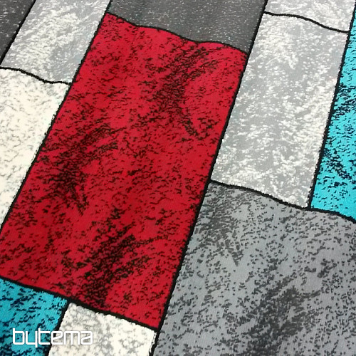 Darab szőnyeg AMAZON 1 szürke piros