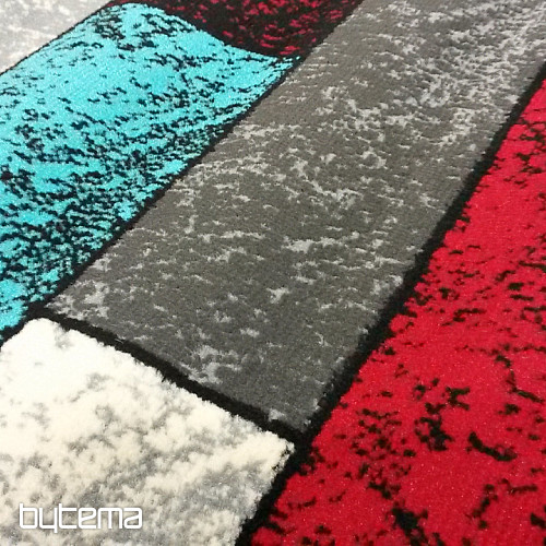 Darab szőnyeg AMAZON 1 szürke piros