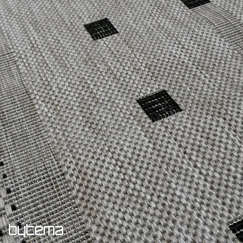 Csatos szőnyeg FLOORLUX 20329/04 ezüst-fekete