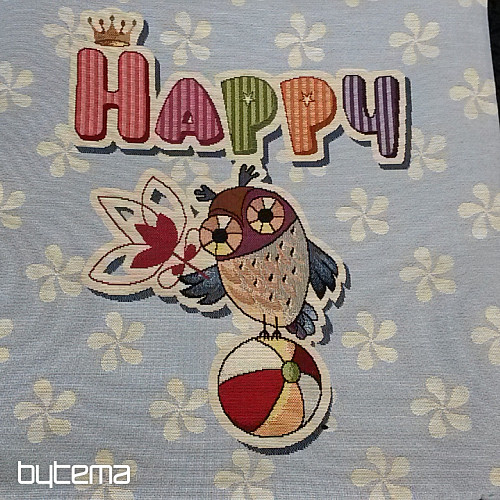 Gobelin párnahuzat HAPPY
