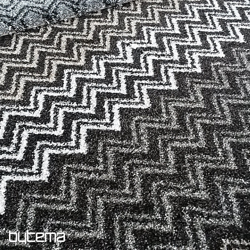 Modern szőnyeg ZIG ZAG barna