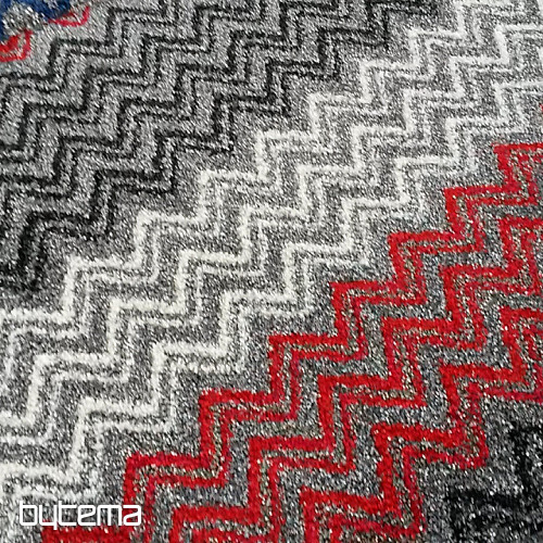 Modern szőnyeg ZIG ZAG piros