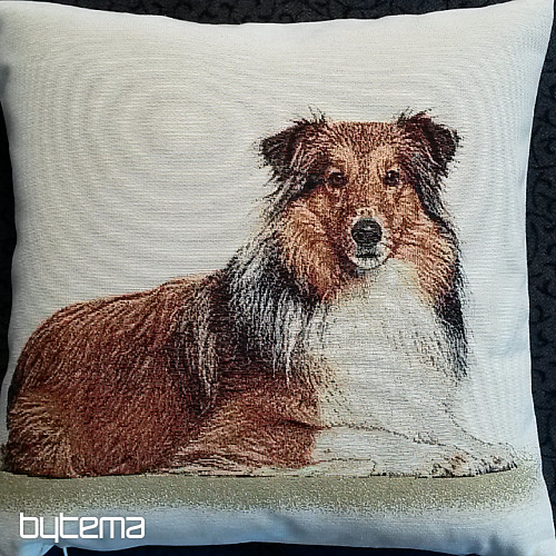 COLLIE DOG gobelin párnahuzat