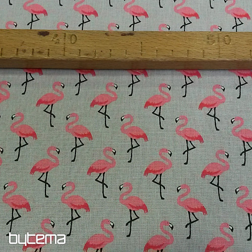 Dekoratív szövet FLAMINGO gris