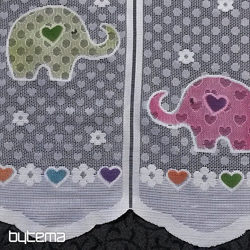 Gyerek jacquard függöny ELEPHANTS I