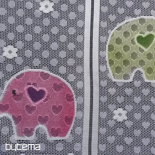 Gyerek jacquard függöny ELEPHANTS I