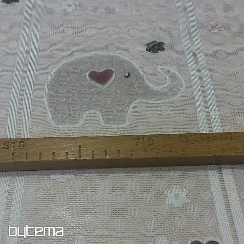 Gyerek jacquard függöny ELEPHANTS II.