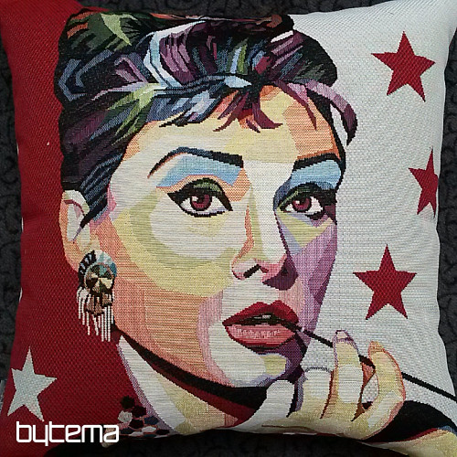 COMICCS Audrey Hepburn gobelin párnahuzat