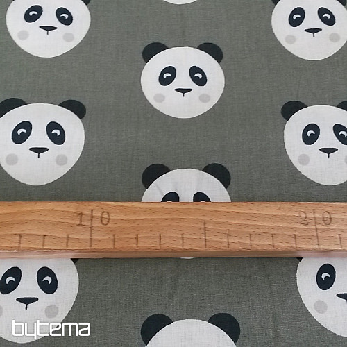 PANDA pamut anyagból olajzöld
