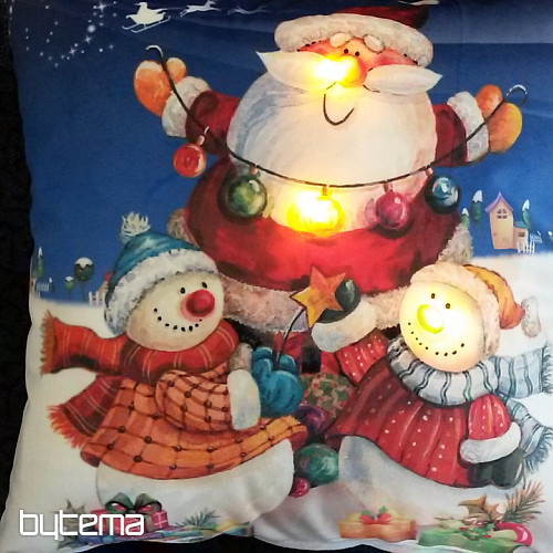 LED-del világított SANTA díszburkolat