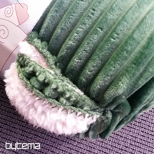 mikroszálas takaró EXTRA SOFT SHEEP kordbársony - zöld