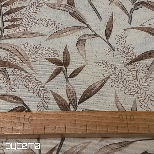 Dekoratív szövet BAMBOO barna