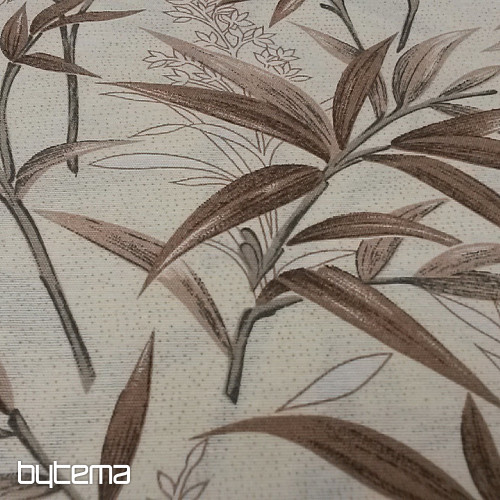 Dekoratív szövet BAMBOO barna