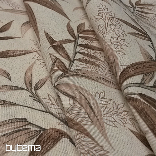 Dekoratív szövet BAMBOO barna