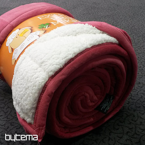 Mikroszálas takaró EXTRA puha SHEEP órózsaszín varrással