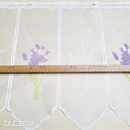Jacquard függöny ólomüveghez LEVENDULA