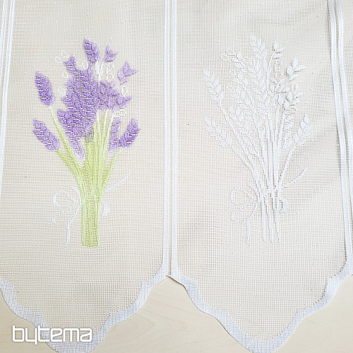 Jacquard függöny ólomüveghez LEVENDULA