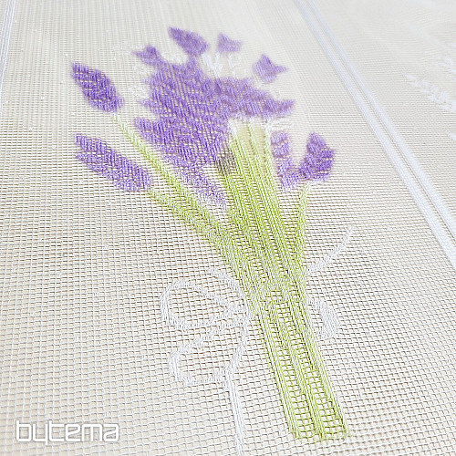 Jacquard függöny ólomüveghez LEVENDULA