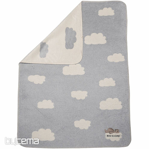 Gyermek pamut takaró DF Born to sleep