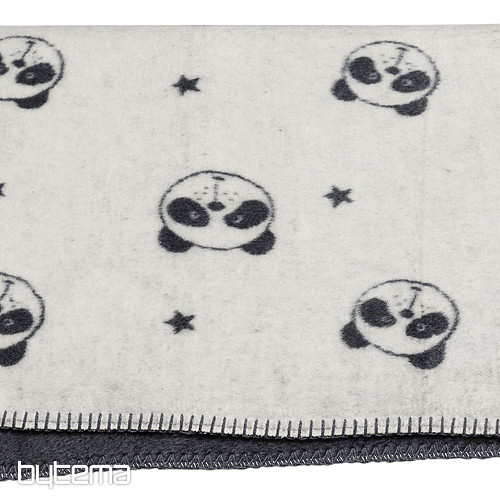 Gyermek pamut takaró DF PANDA 100x150
