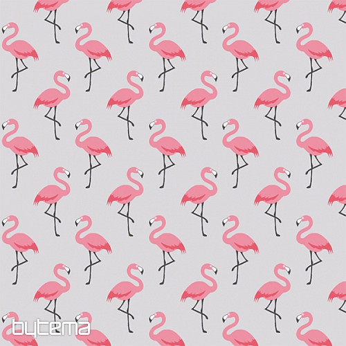 Dekoratív szövet FLAMINGO gris