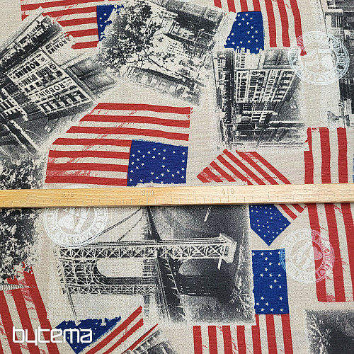 Dekoratív szövet AMERICA