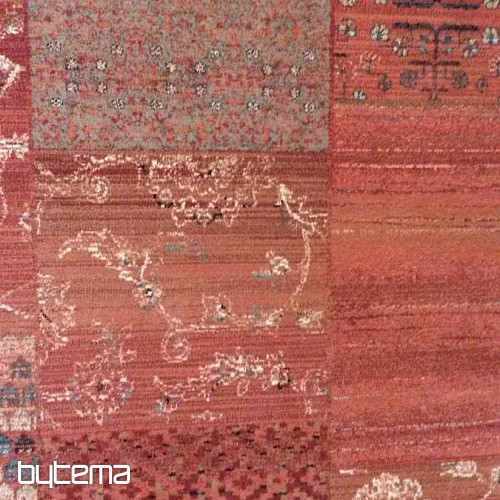 Luxus gyapjúszőnyegek ROYAL PATCHWORK piros