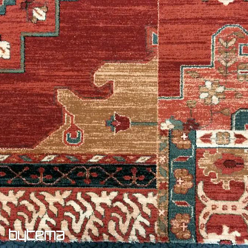 Luxus gyapjúszőnyegek ROYAL PATCHWORK multi red