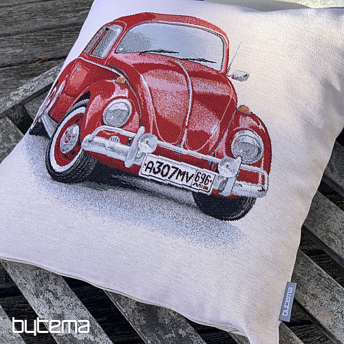 Gobelin párnahuzat VW BEETLE RED
