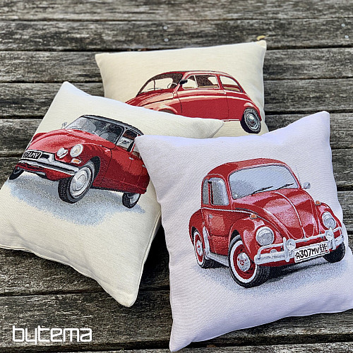 Gobelin párnahuzat VW BEETLE RED