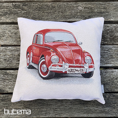 Gobelin párnahuzat VW BEETLE RED