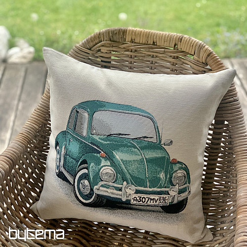 Gobelin párnahuzat VW BEETLE TURQUOISE