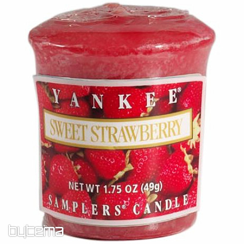 gyertya YANKEE gyertya illat ÉDES Eper - édes eper