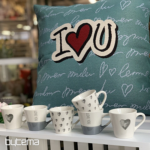 Gobelin párnahuzat I LOVE YOU